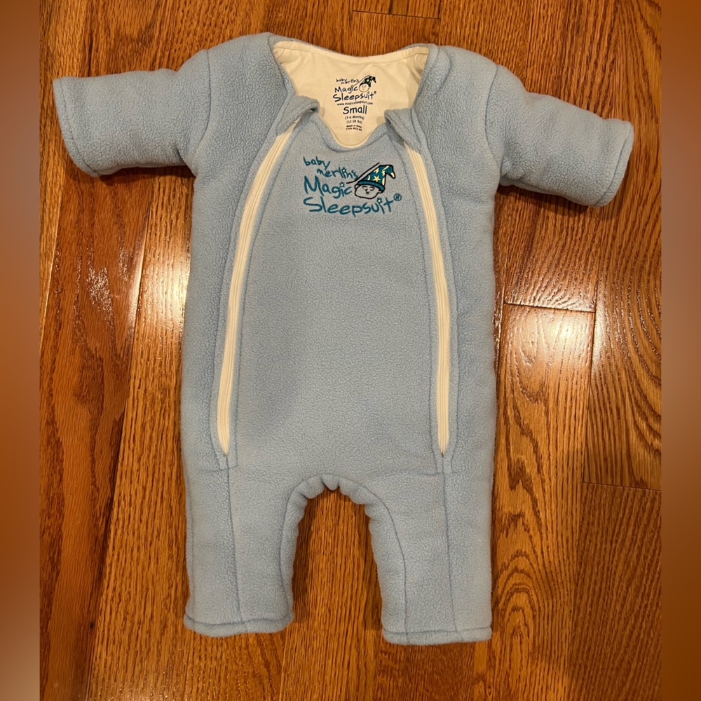 Baby Merlin’s Magic Sleep Suit. Size Small / 3-6 months. Great used condition.